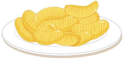 Detail Potato Chips Vector Nomer 19