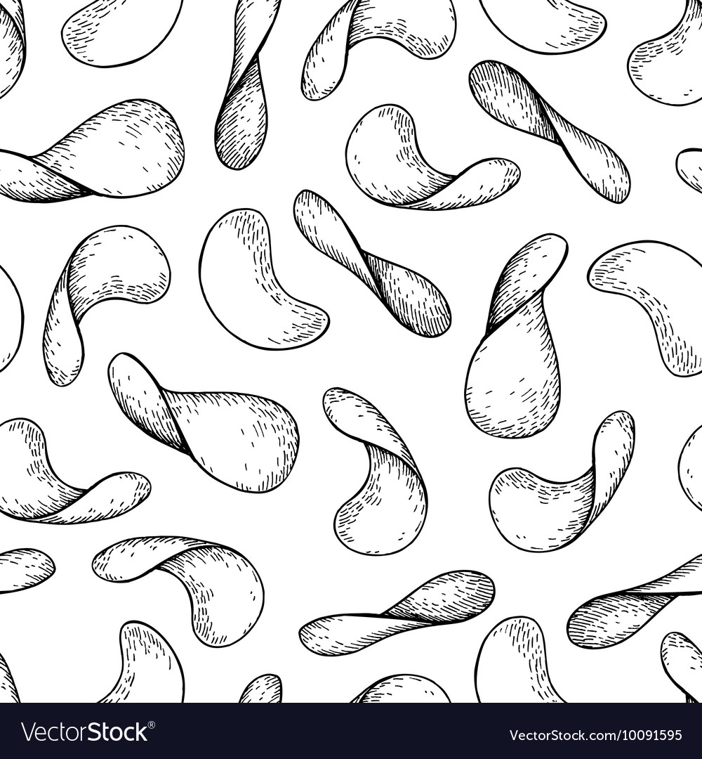 Detail Potato Chips Vector Nomer 56