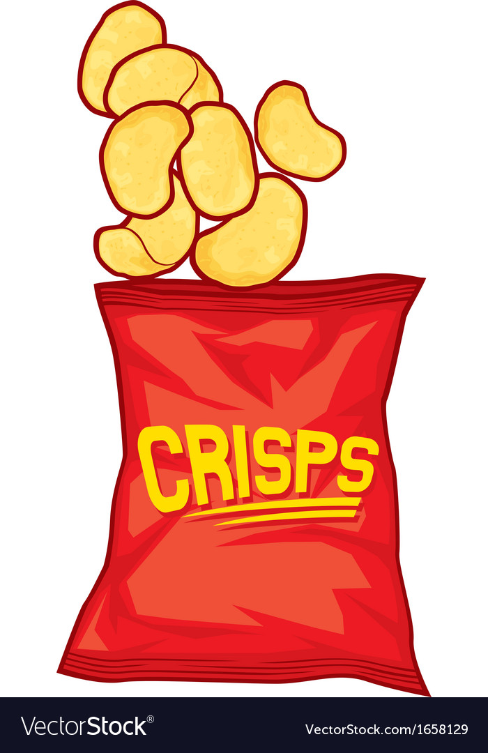 Detail Potato Chips Vector Nomer 9