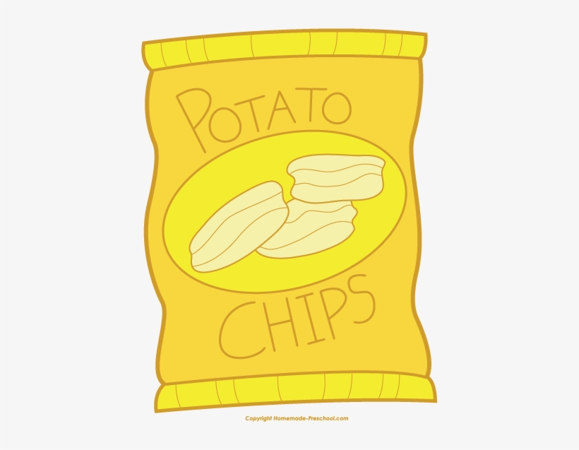 Detail Potatoe Chips Clip Art Nomer 10