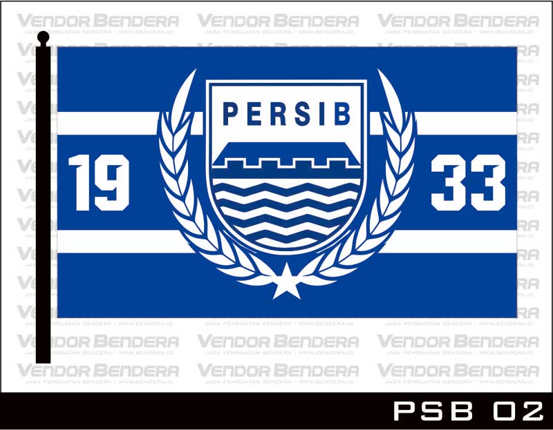 Detail Poto Bendera Persib Nomer 23