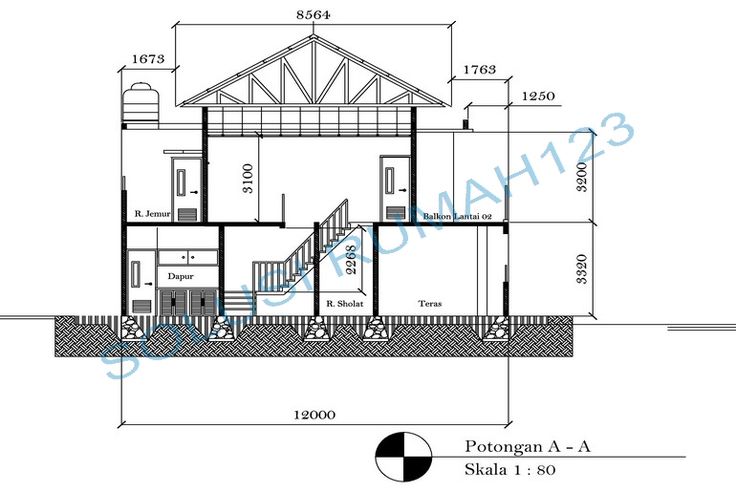 Detail Potongan Gambar Kerja Nomer 16