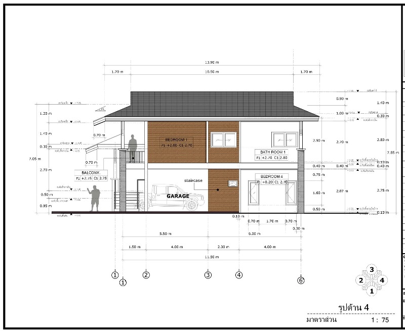 Detail Potongan Rumah Split Level Nomer 46