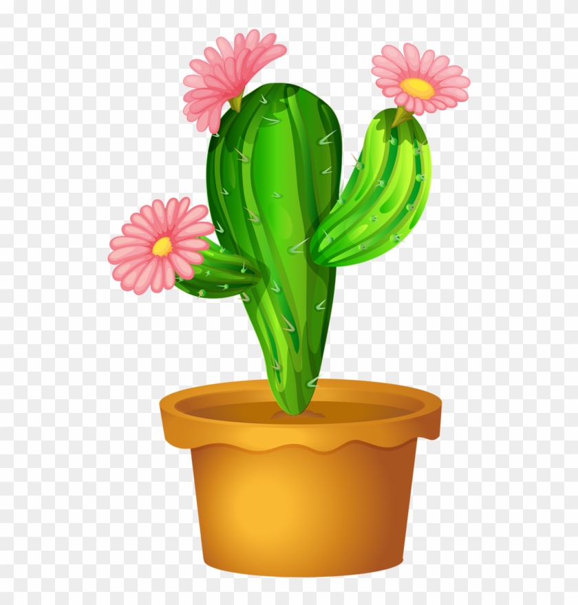 Detail Potted Cactus Clipart Nomer 35