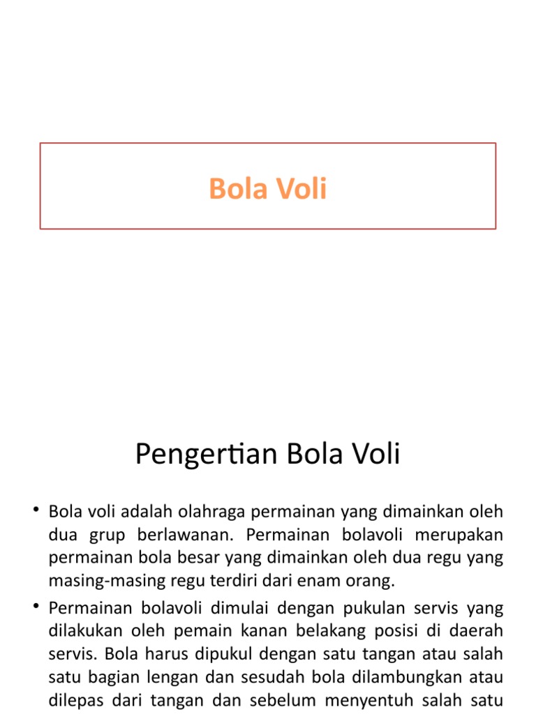 Detail Power Point Bola Voli Nomer 42