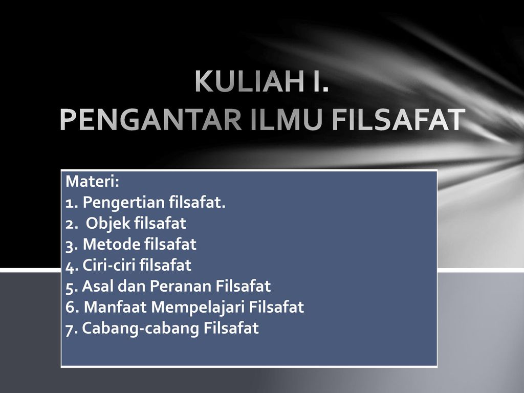 Detail Power Point Filsafat Ilmu Nomer 3