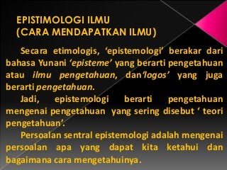 Detail Power Point Filsafat Ilmu Nomer 34