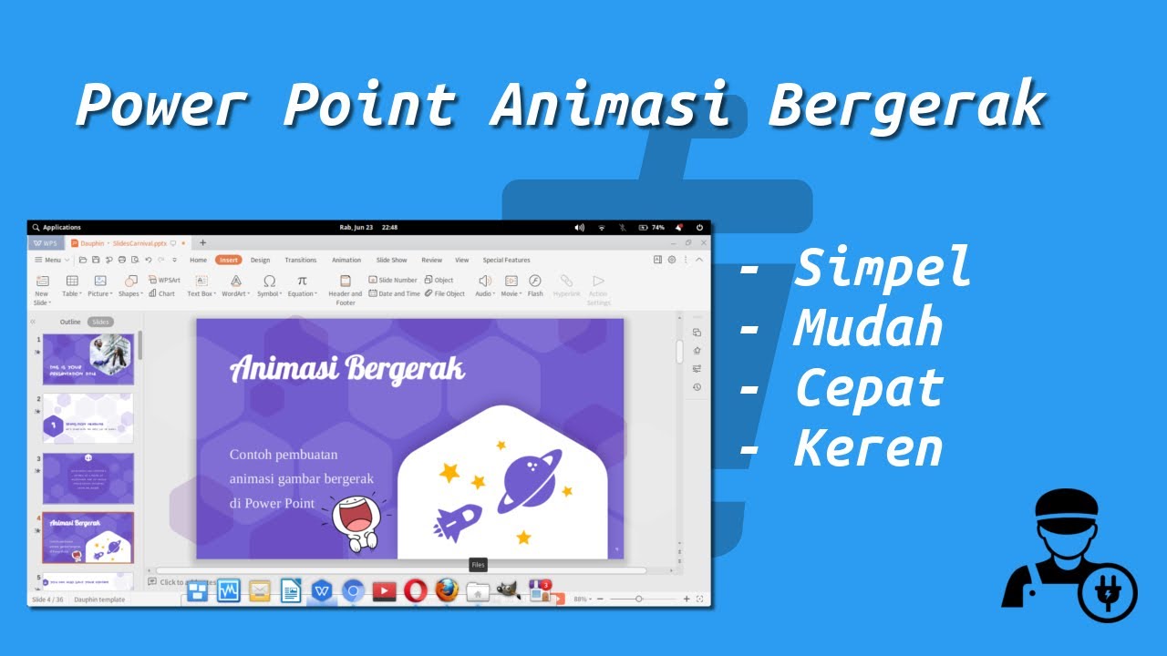 Detail Power Point Keren Bergerak Nomer 35