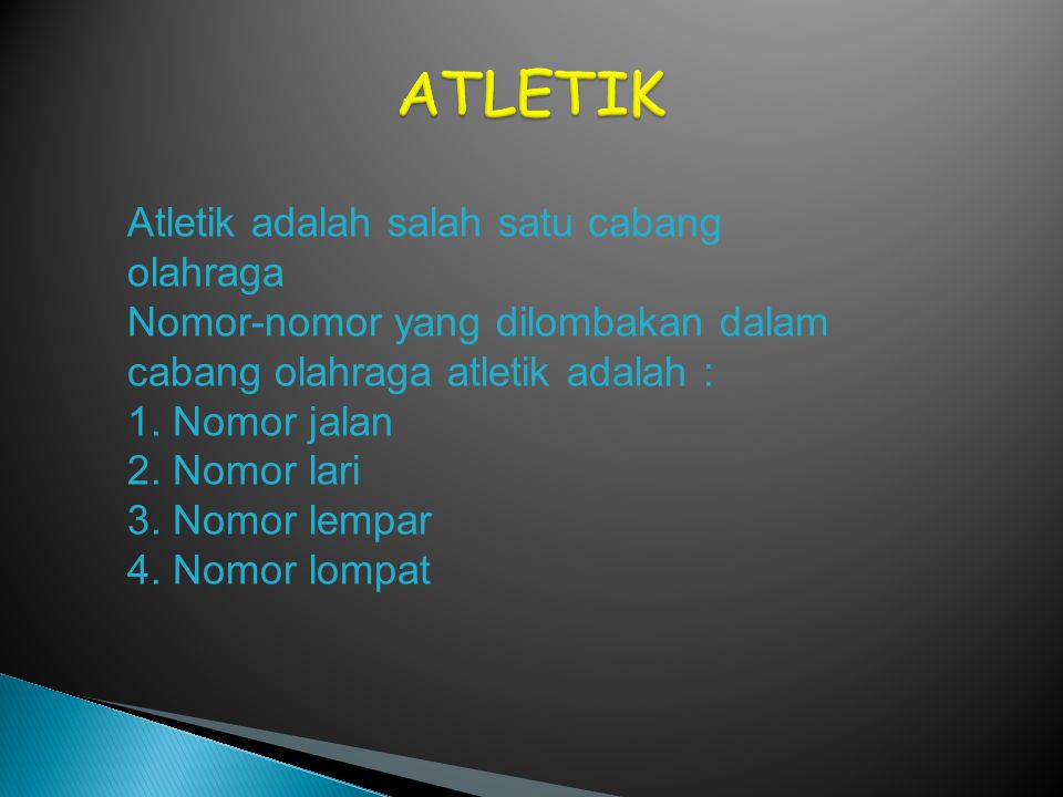 Detail Power Point Olahraga Nomer 34