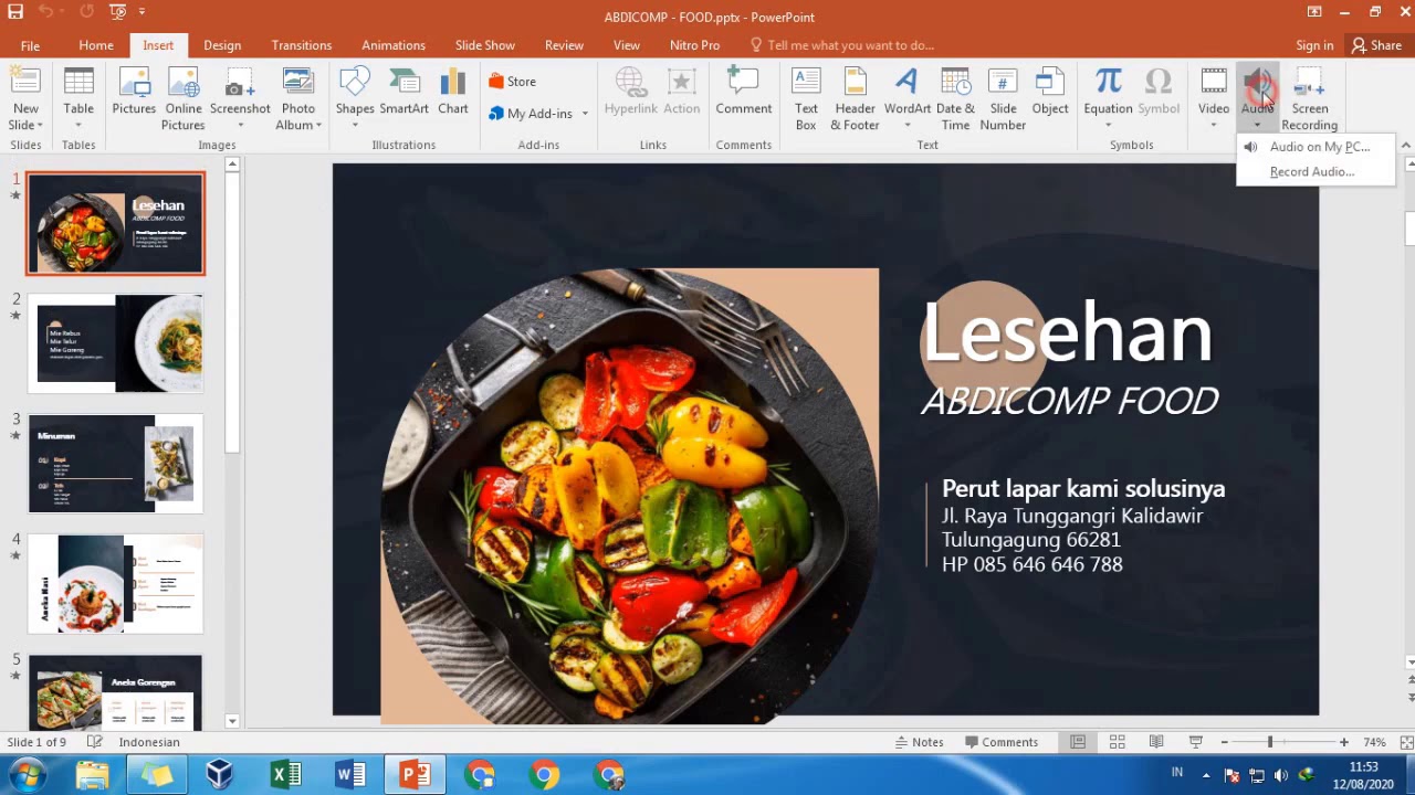 Detail Power Point Tentang Makanan Nomer 19