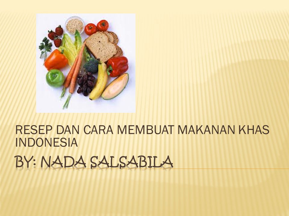 Detail Power Point Tentang Makanan Nomer 10