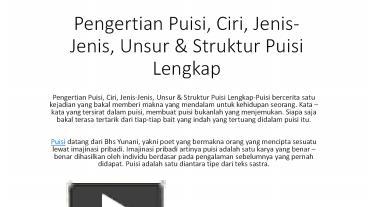 Detail Power Point Tentang Puisi Nomer 8