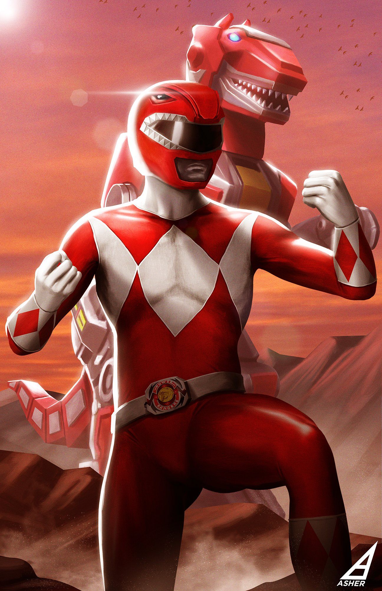 Detail Power Rangers Merah Wallpaper Nomer 9