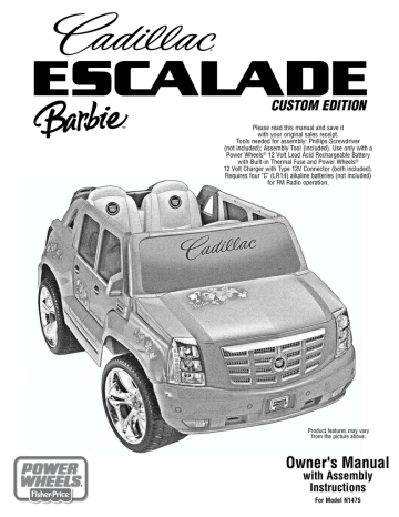 Detail Power Wheels Barbie Cadillac Nomer 22