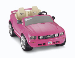 Detail Power Wheels Barbie Ford Mustang Nomer 3