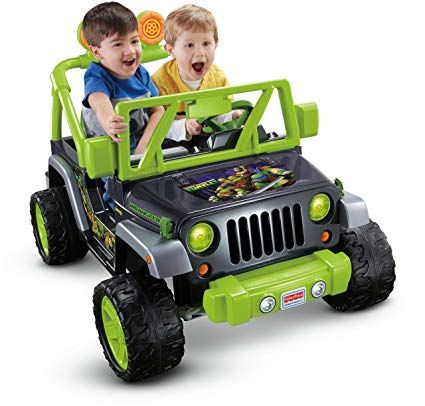 Detail Power Wheels Ninja Turtle Jeep Nomer 10