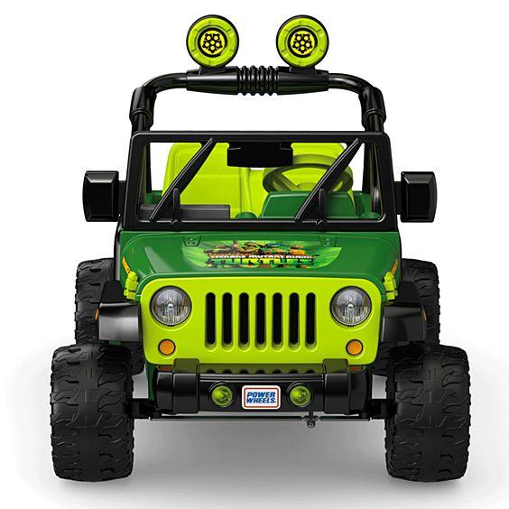 Detail Power Wheels Ninja Turtle Jeep Nomer 11