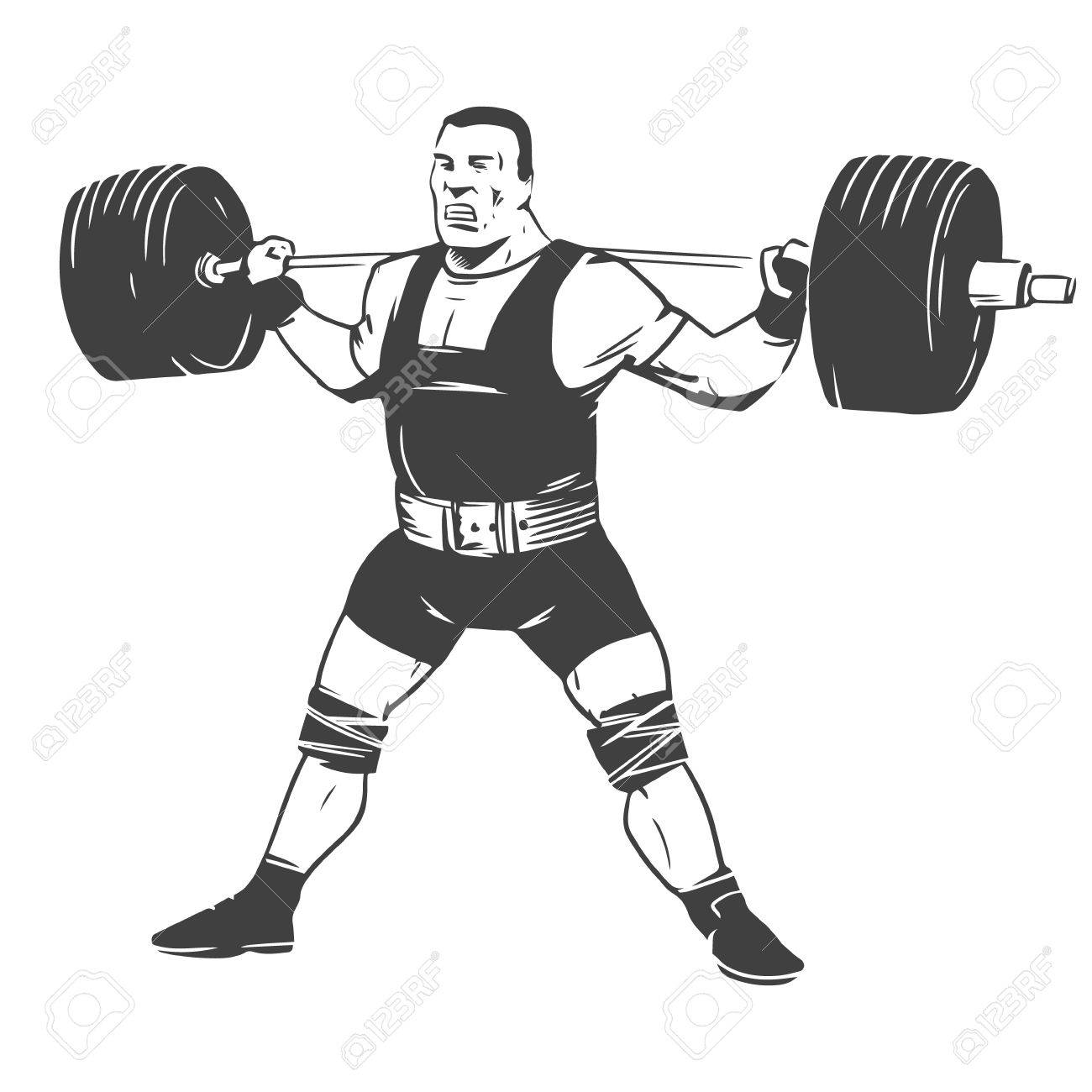 Detail Powerlifting Background Nomer 42