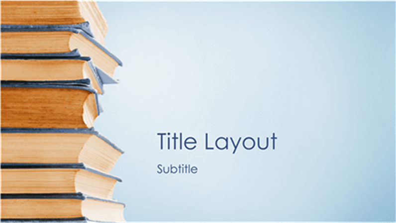 Powerpoint Background Book - KibrisPDR