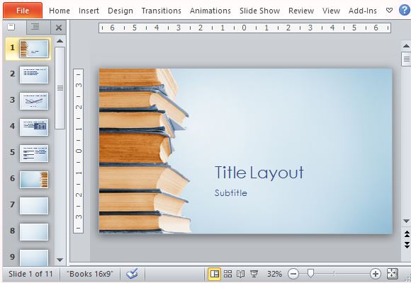 Detail Powerpoint Background Book Nomer 35