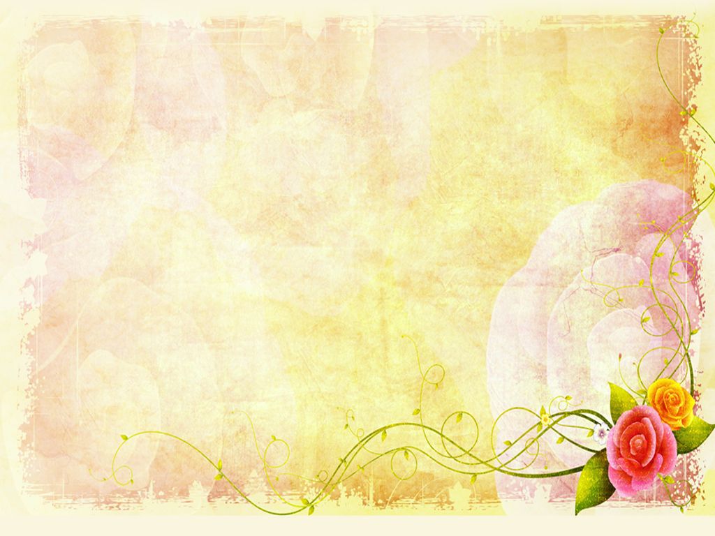 Detail Powerpoint Background Vintage Floral Nomer 27