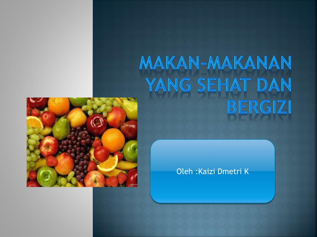Detail Powerpoint Makanan Sehat Nomer 3
