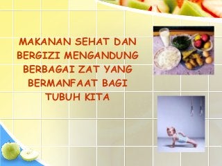 Detail Powerpoint Makanan Sehat Nomer 6