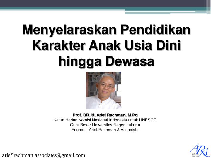 Detail Powerpoint Pendidikan Karakter Anak Usia Dini Nomer 5