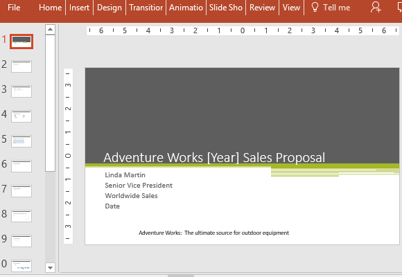 Detail Powerpoint Proposal Nomer 47