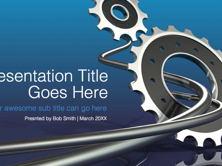 Detail Powerpoint Template Engineering Nomer 31