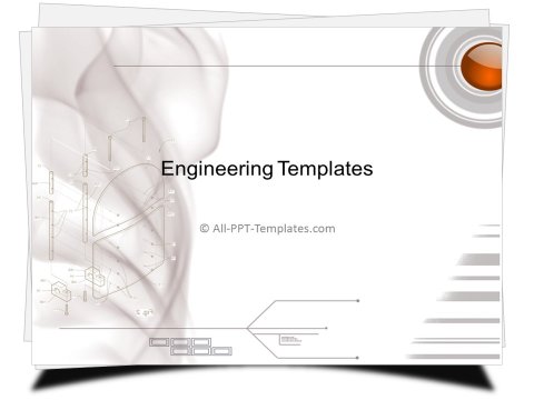 Detail Powerpoint Template Engineering Nomer 45