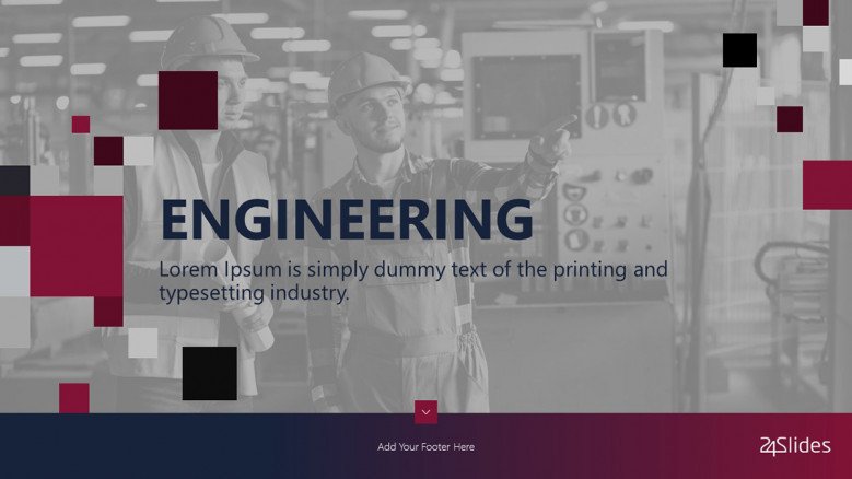 Detail Powerpoint Template Engineering Nomer 7