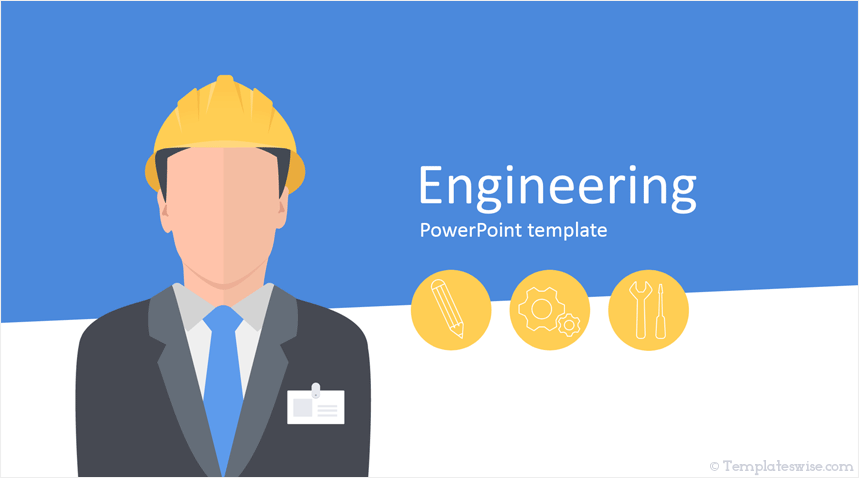 Detail Powerpoint Template Engineering Nomer 8