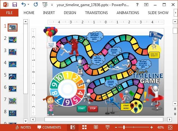 Detail Powerpoint Template Game Nomer 3