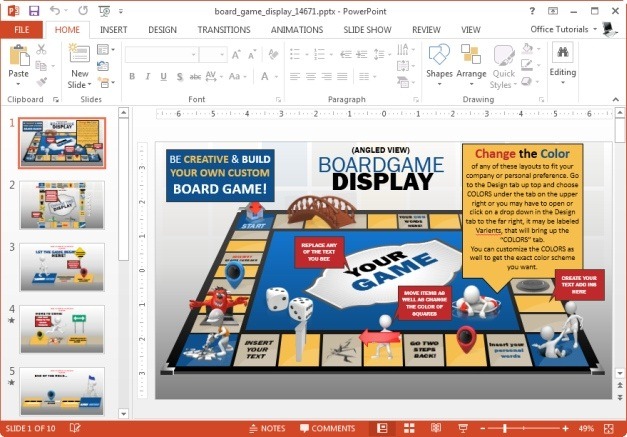 Detail Powerpoint Template Game Nomer 26