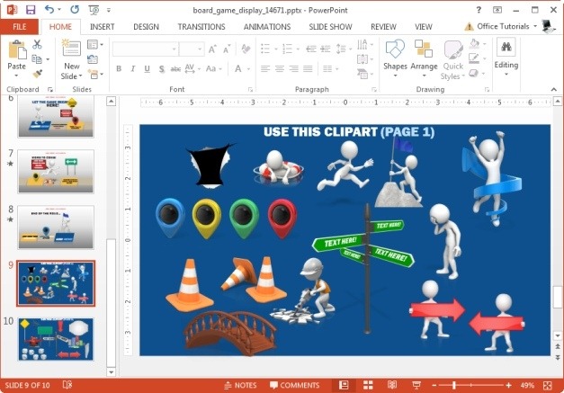 Detail Powerpoint Template Game Nomer 31