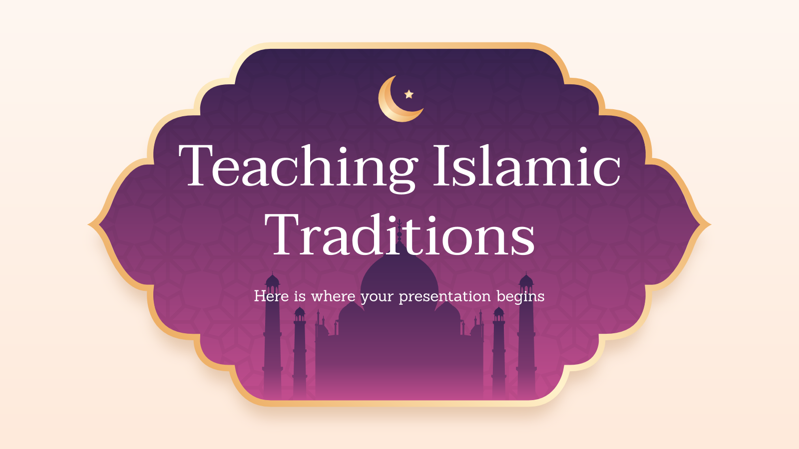 Detail Powerpoint Template Islamic Nomer 13