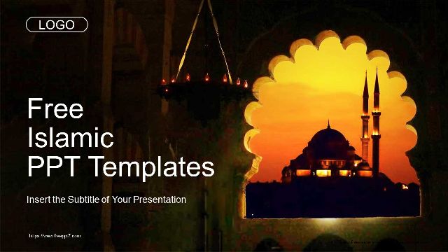 Detail Powerpoint Template Islamic Nomer 26