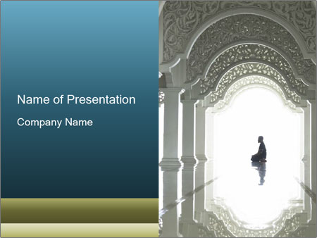 Detail Powerpoint Template Islamic Nomer 27