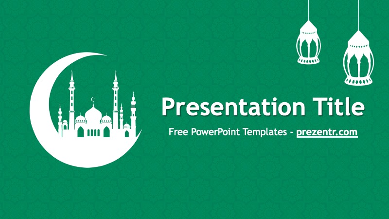 Detail Powerpoint Template Islamic Nomer 28