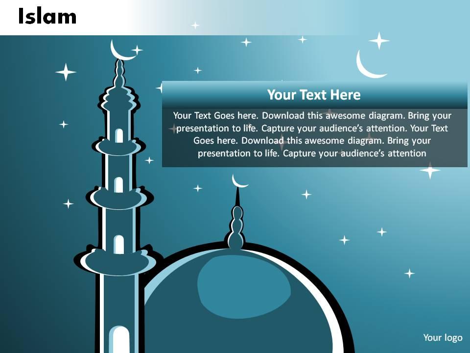 Detail Powerpoint Template Islamic Nomer 33