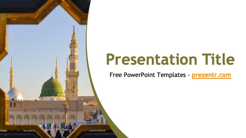 Detail Powerpoint Template Islamic Nomer 5
