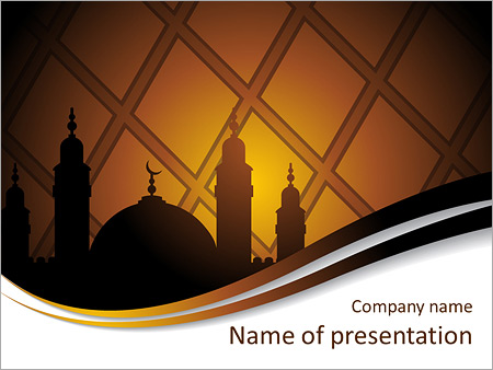 Detail Powerpoint Template Islamic Nomer 8