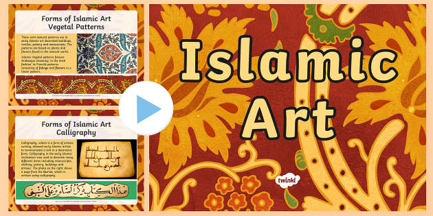 Detail Powerpoint Template Islamic Art Nomer 49