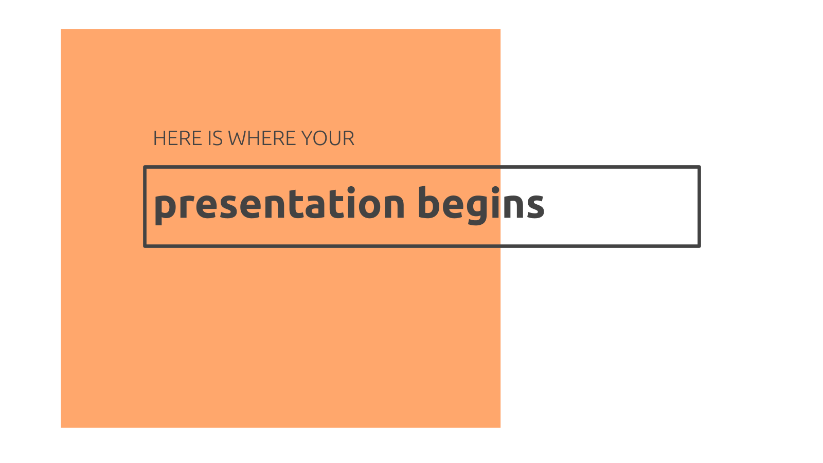 Powerpoint Template Orange - KibrisPDR