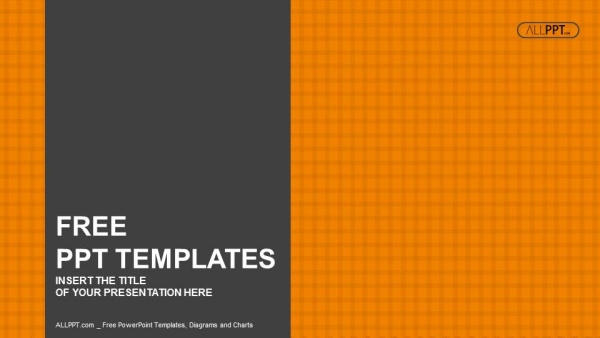 Detail Powerpoint Template Orange Nomer 26