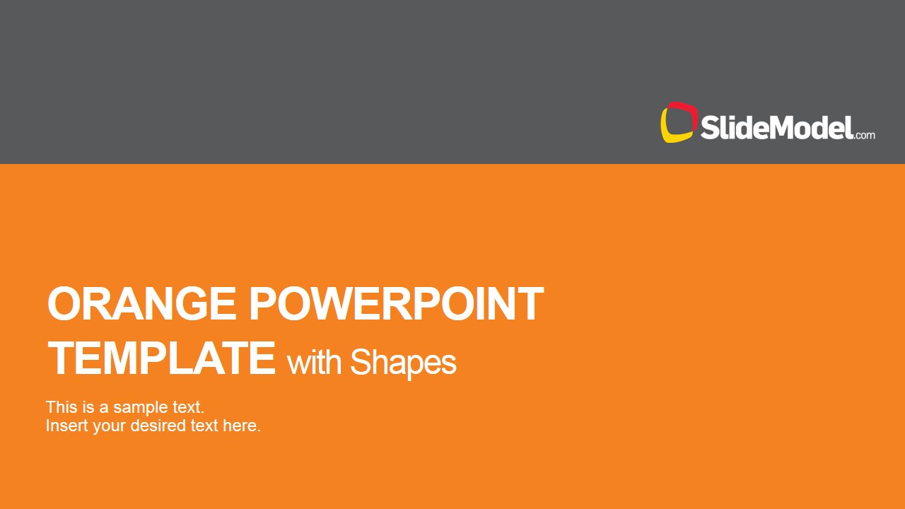 Detail Powerpoint Template Orange Nomer 4