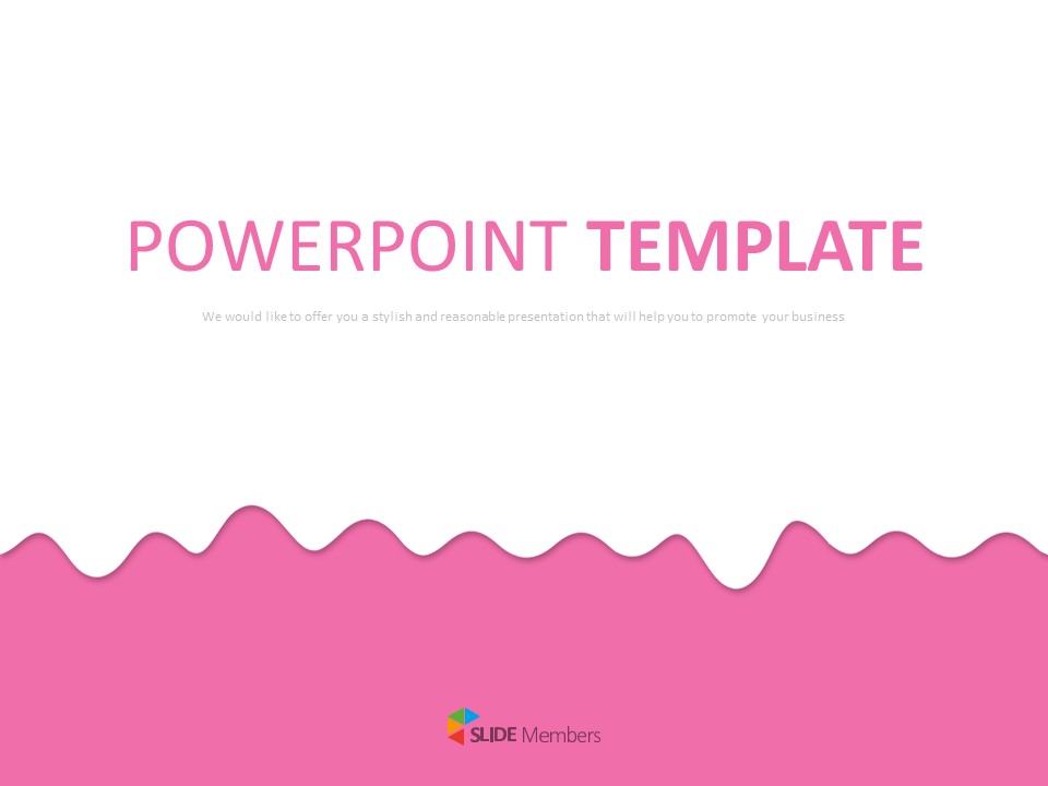 Detail Powerpoint Template Pink Nomer 19