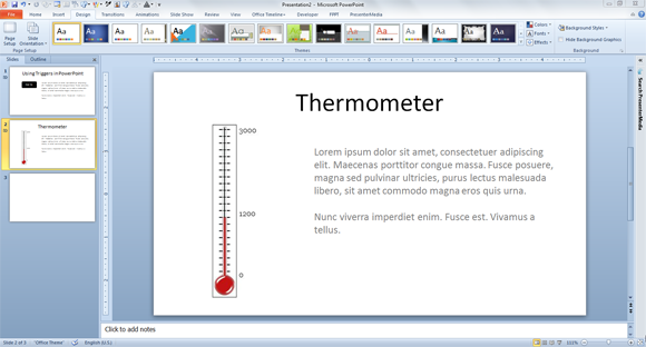 Detail Powerpoint Thermometer Graph Nomer 49