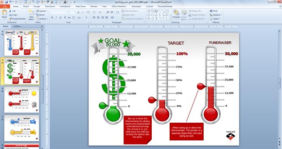 Detail Powerpoint Thermometer Graph Nomer 51